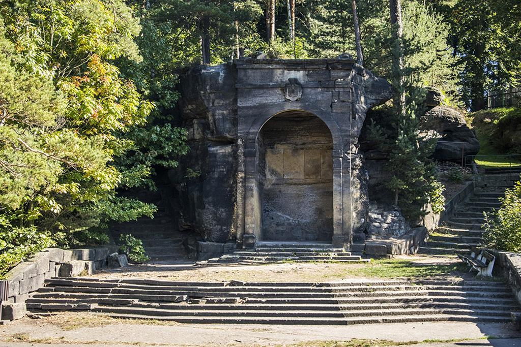 Hotel Garni Belveder Hrensko Exterior photo